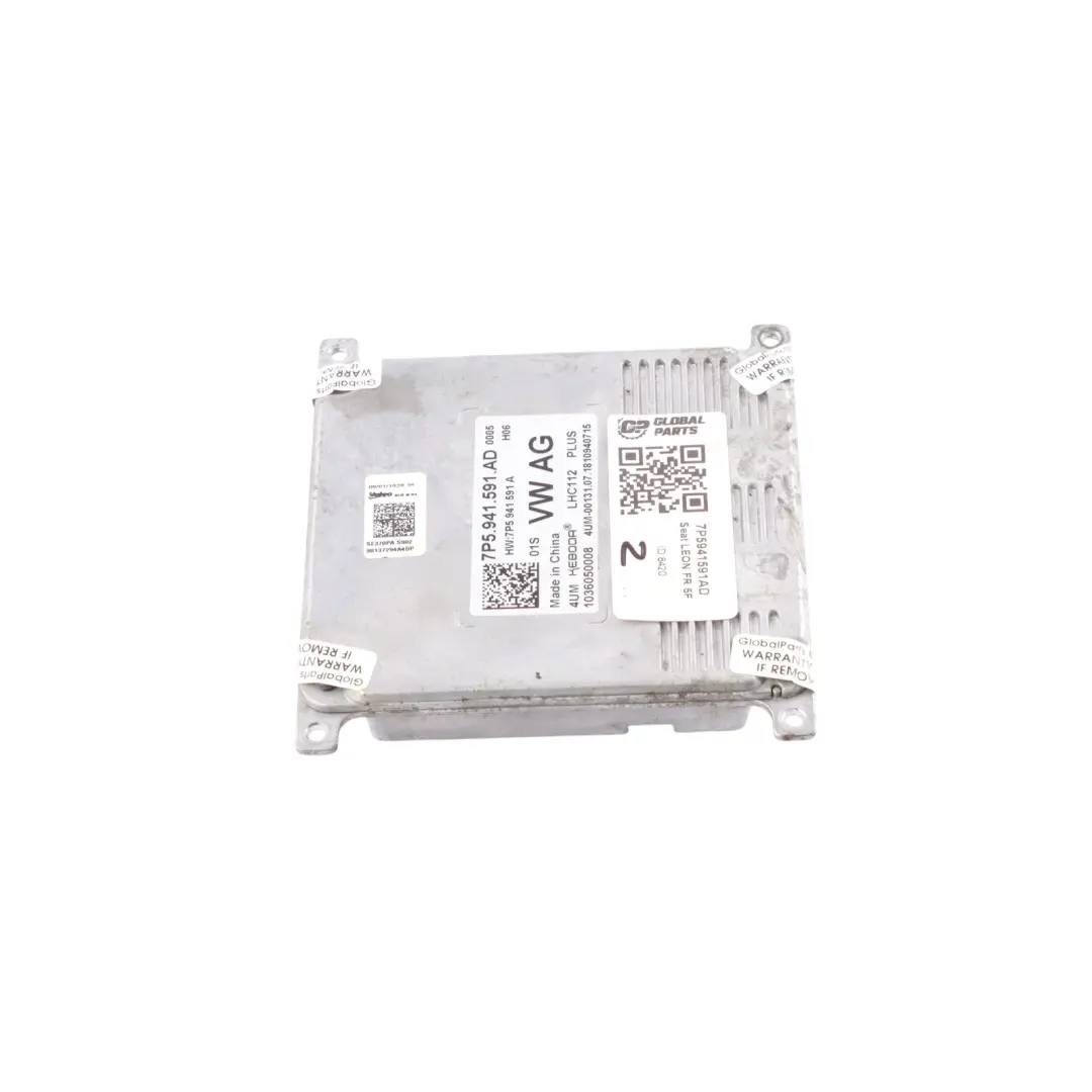 Mk3 Modulo Faro Sinistro Destro Ballast Fari per Seat Leon con numero di parte 7P5941591AD Seat Leon Mk3 Modulo Faro Sinistro Destro Ballast Fari - SKU 7P5941591AD - Numero di parte 7P5941591AD