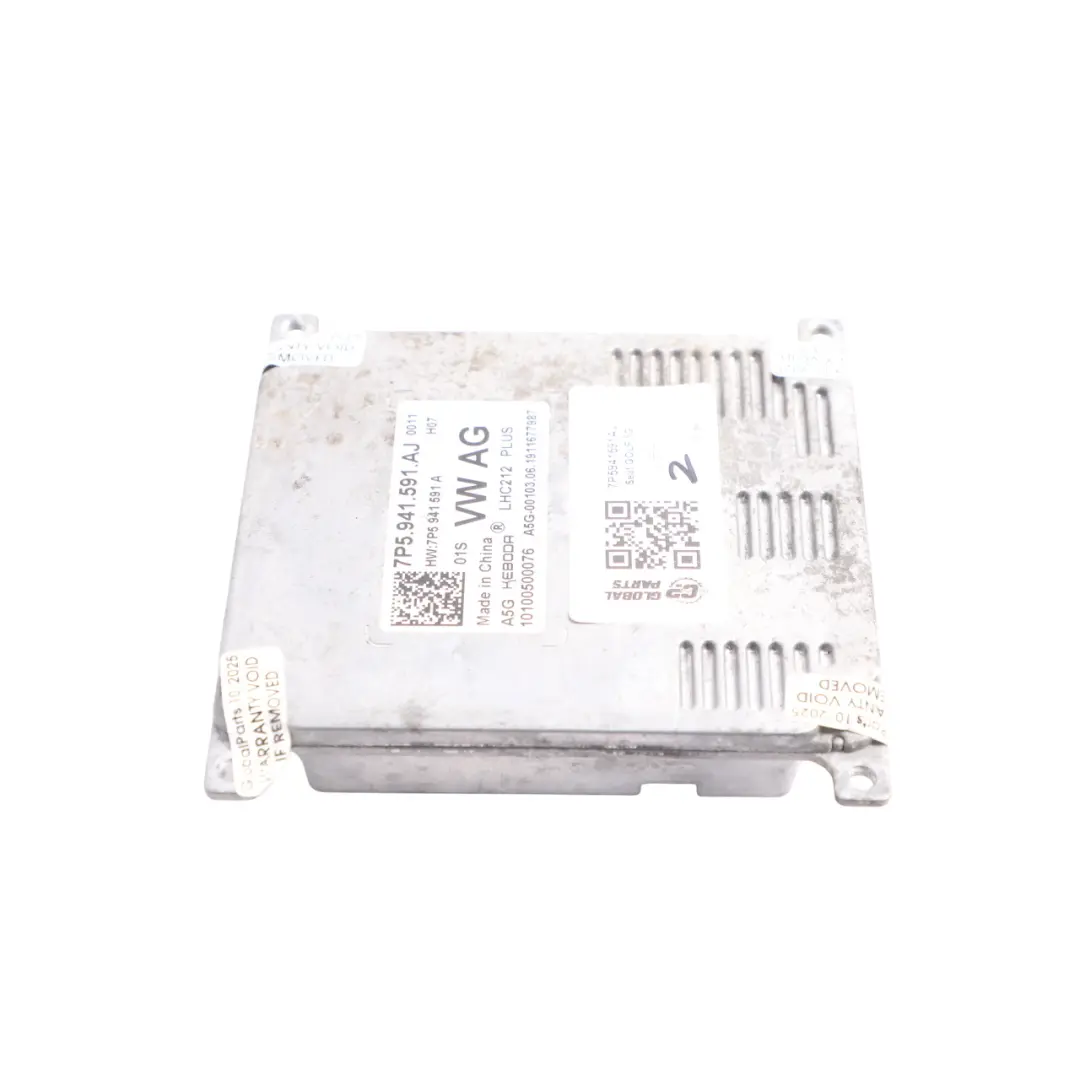 5G Headlight Ballast Module Left Right N/O/S to Volkswagen Golf Mk7 with Part number 7P5941591AJ Volkswagen Golf Mk7 5G Headlight Ballast Module Left Right N/O/S - SKU 7P5941591AJ - Part number 7P5941591AJ