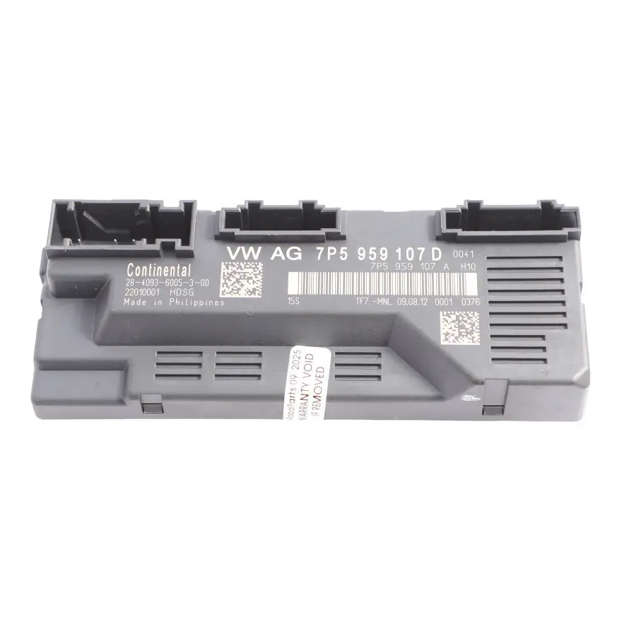 Control Module Unit to Porsche Cayenne 92A Rear Tailgate with Part number 7P5959107D Porsche Cayenne 92A Rear Tailgate Control Module Unit - SKU 7P5959107D - Part number 7P5959107D