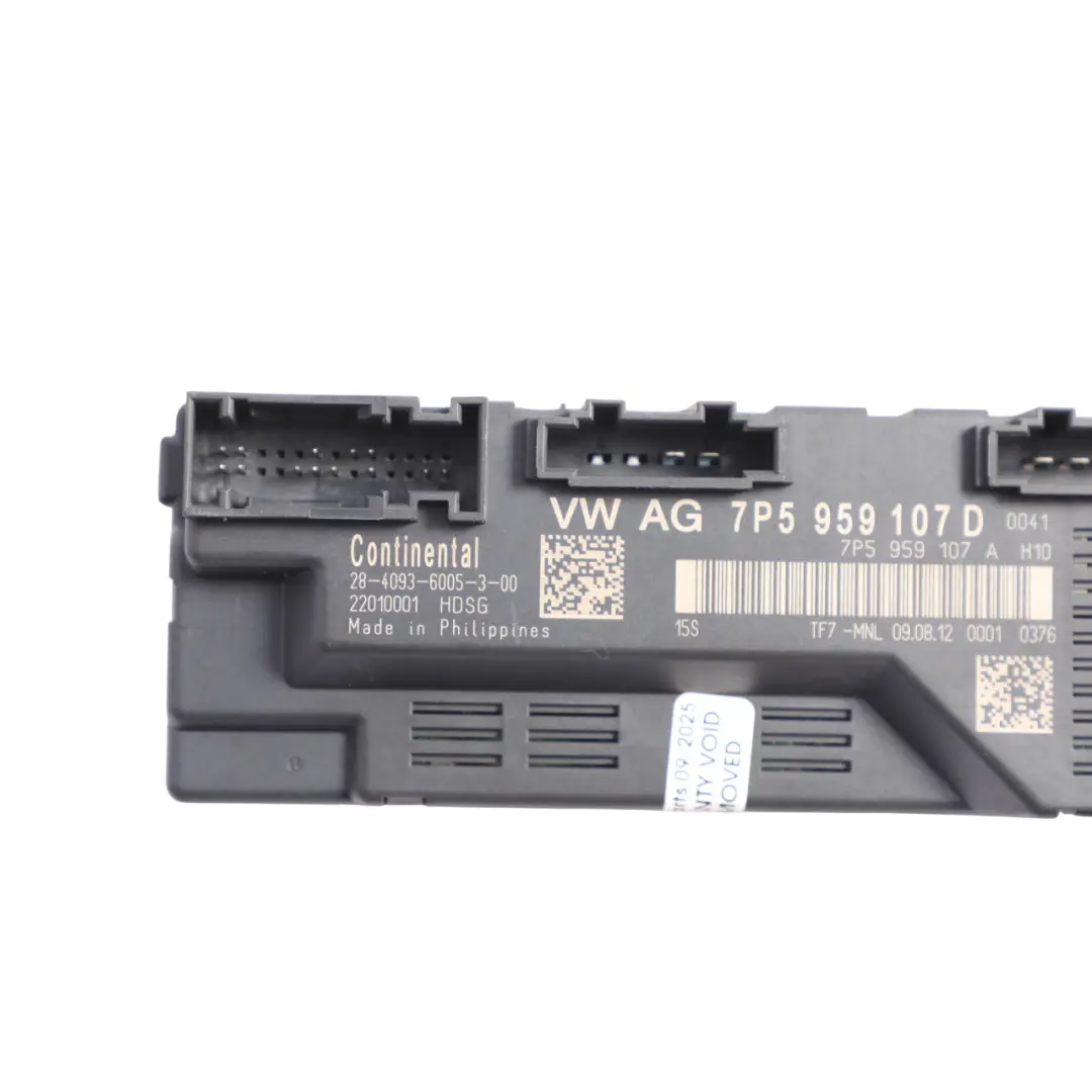 Porsche Cayenne 92A Rear Tailgate Control Module Unit - SKU 7P5959107D - Part number 7P5959107D