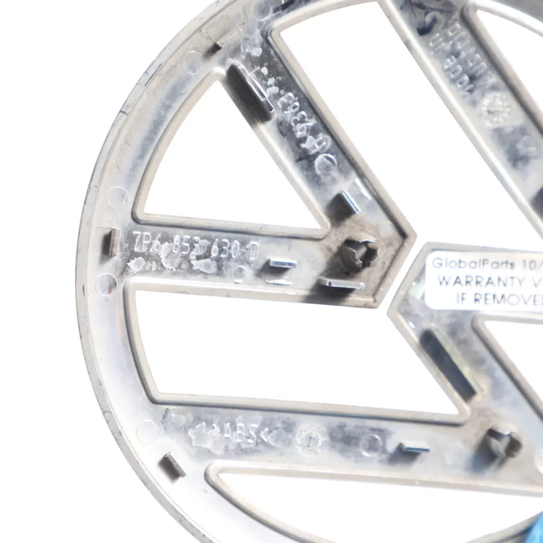 Volkswagen Sharan 7N Trunk Lid Emblem Boot Logo Rear Badge - SKU 7P6853630D - Part number 7P6853630D