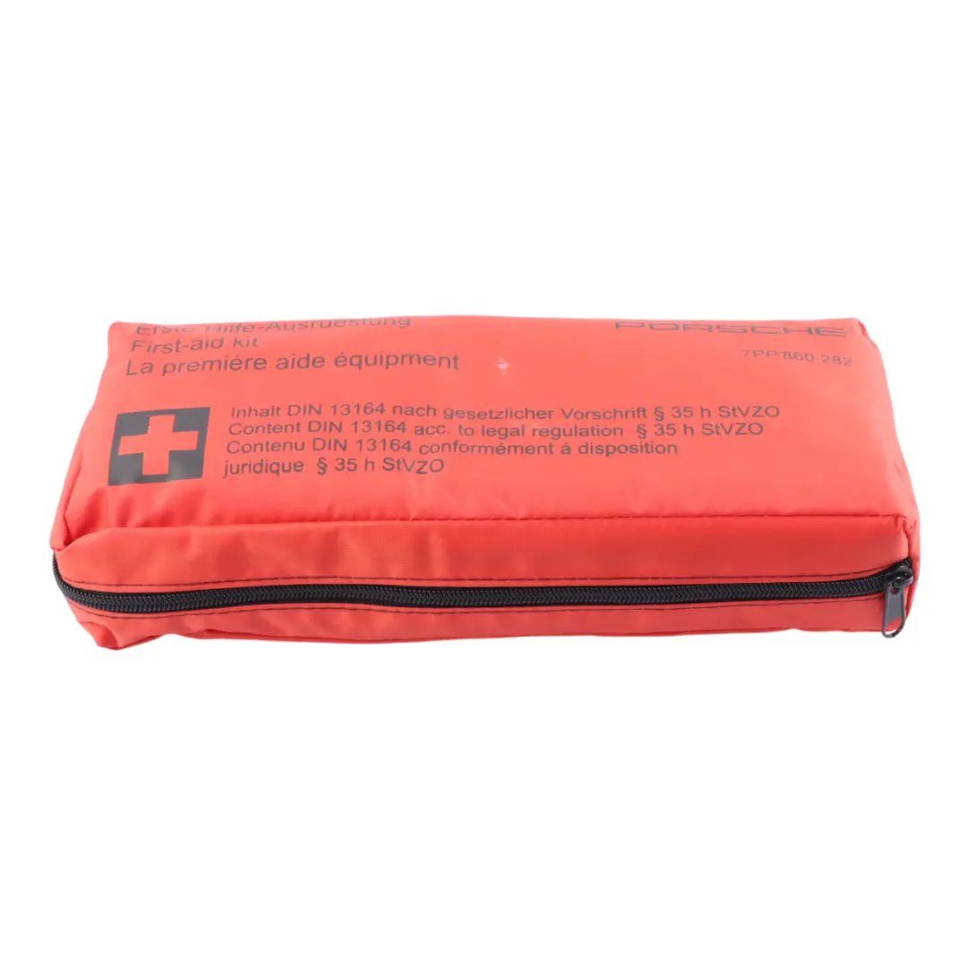 Aid Emergency Medical Kit Red Pouch to Porsche Cayenne 92A First with Part number 7PP860282 Porsche Cayenne 92A First Aid Emergency Medical Kit Red Pouch - SKU 7PP860282 - Part number 7PP860282