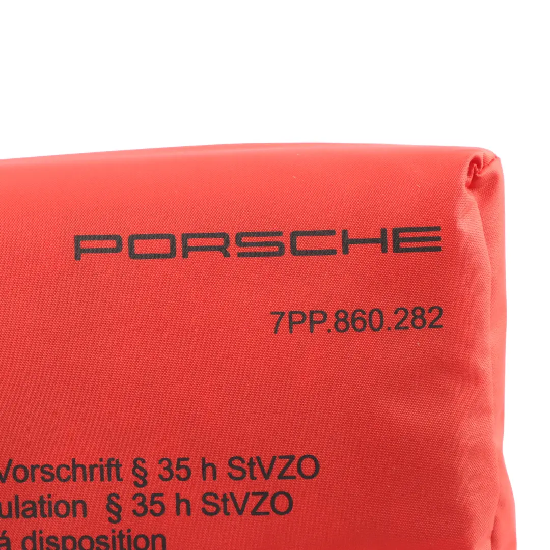 Porsche Cayenne 92A First Aid Emergency Medical Kit Red Pouch - SKU 7PP860282 - Part number 7PP860282
