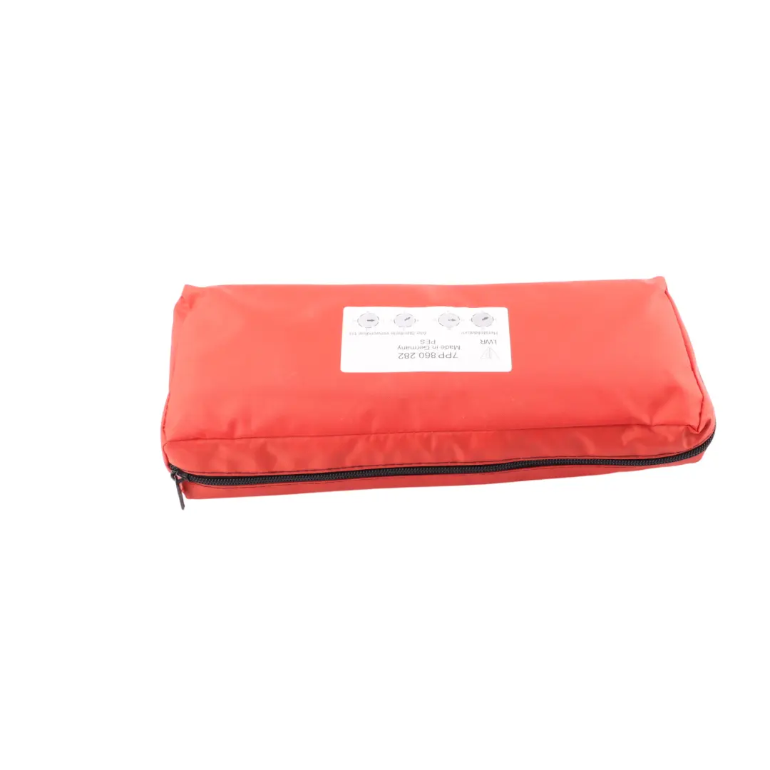 Porsche Cayenne 92A First Aid Emergency Medical Kit Red Pouch - SKU 7PP860282 - Part number 7PP860282