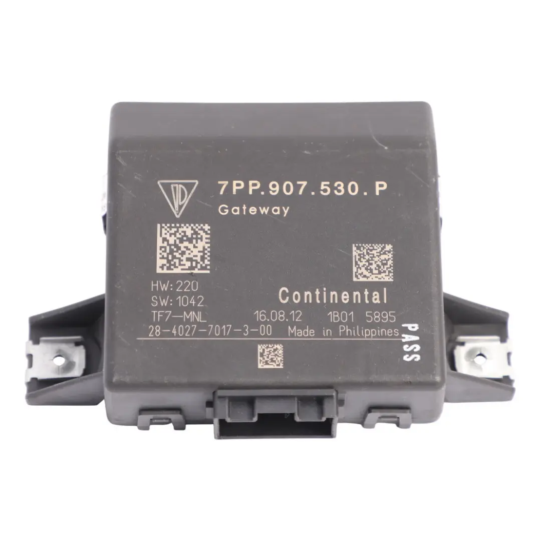 Porsche Cayenne 92A Gateway Control Module Unit - SKU 7PP907530P - Part number 7PP907530P