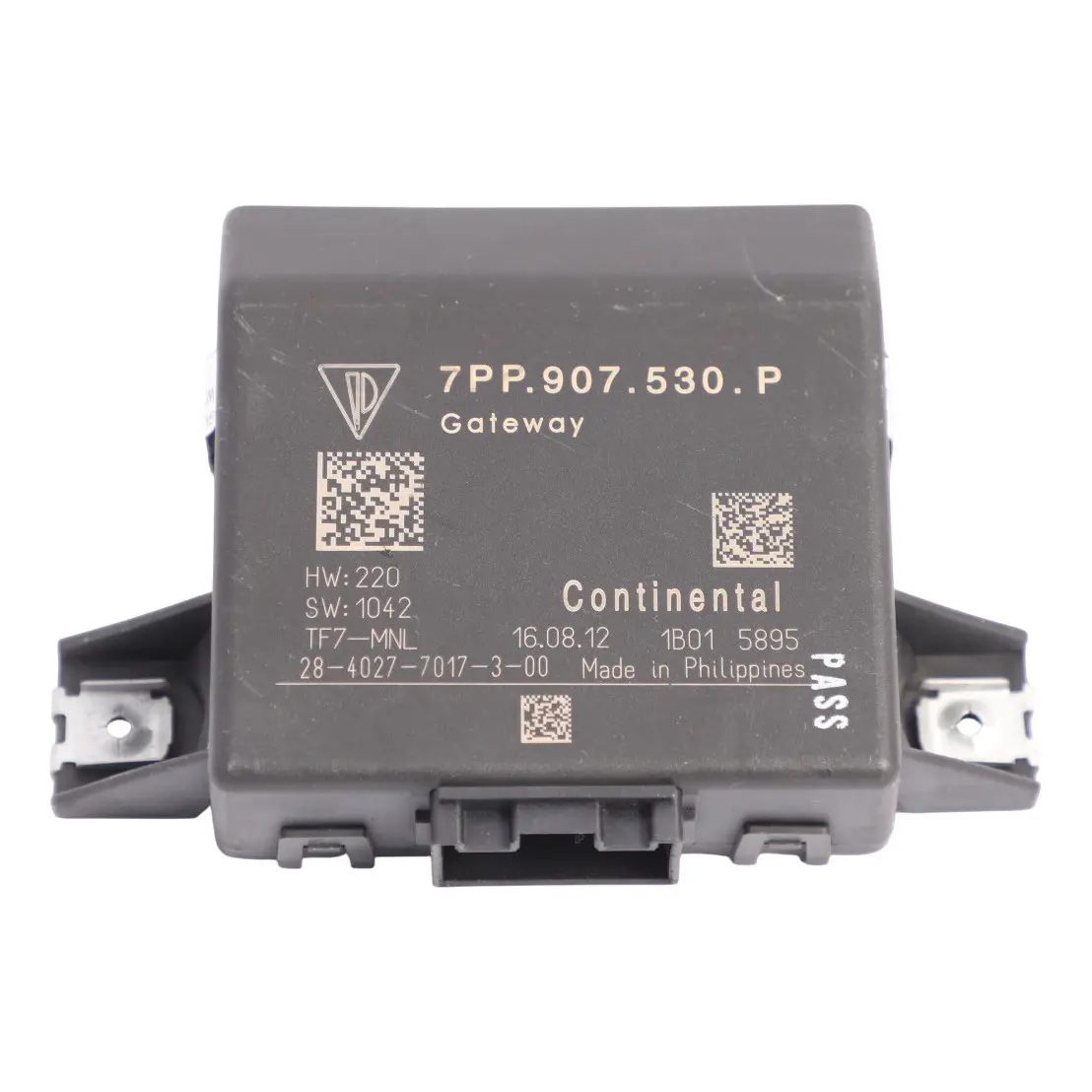 Porsche Cayenne 92A Gateway Control Module Unit 7PP907530P