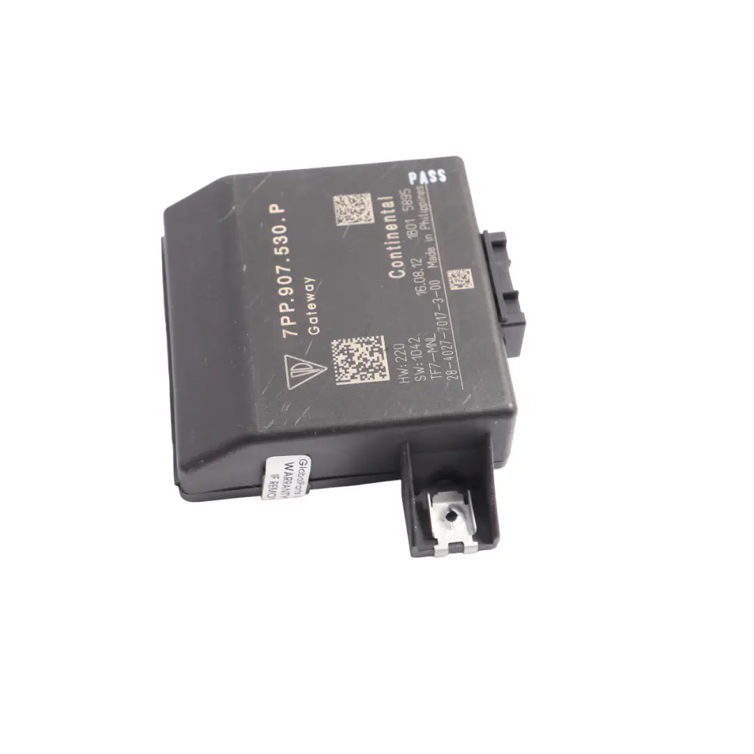 Porsche Cayenne 92A Gateway Control Module Unit - SKU 7PP907530P - Part number 7PP907530P