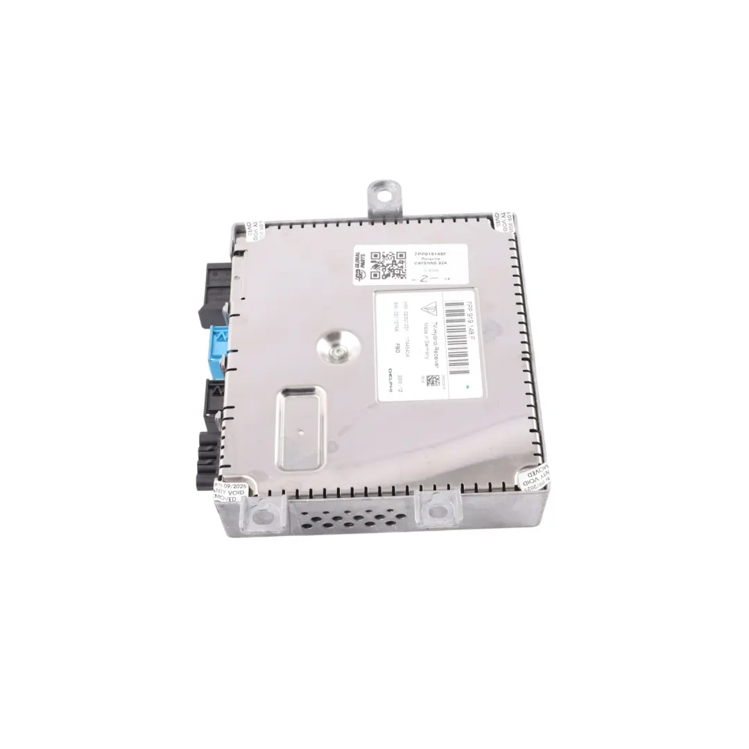 Receiver Control Unit Module to Porsche Cayenne 92A TV with Part number 7PP919148F Porsche Cayenne 92A TV Receiver Control Unit Module - SKU 7PP919148F - Part number 7PP919148F