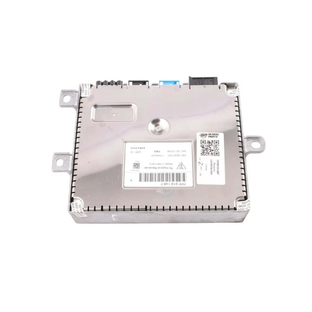 Receiver Control Unit Module to Porsche Cayenne 92A TV with Part number 7PP919148F Porsche Cayenne 92A TV Receiver Control Unit Module - SKU 7PP919148F - Part number 7PP919148F