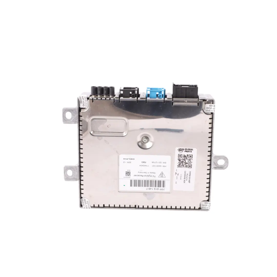 Receiver Control Unit Module to Porsche Cayenne 92A TV with Part number 7PP919148F Porsche Cayenne 92A TV Receiver Control Unit Module - SKU 7PP919148F - Part number 7PP919148F