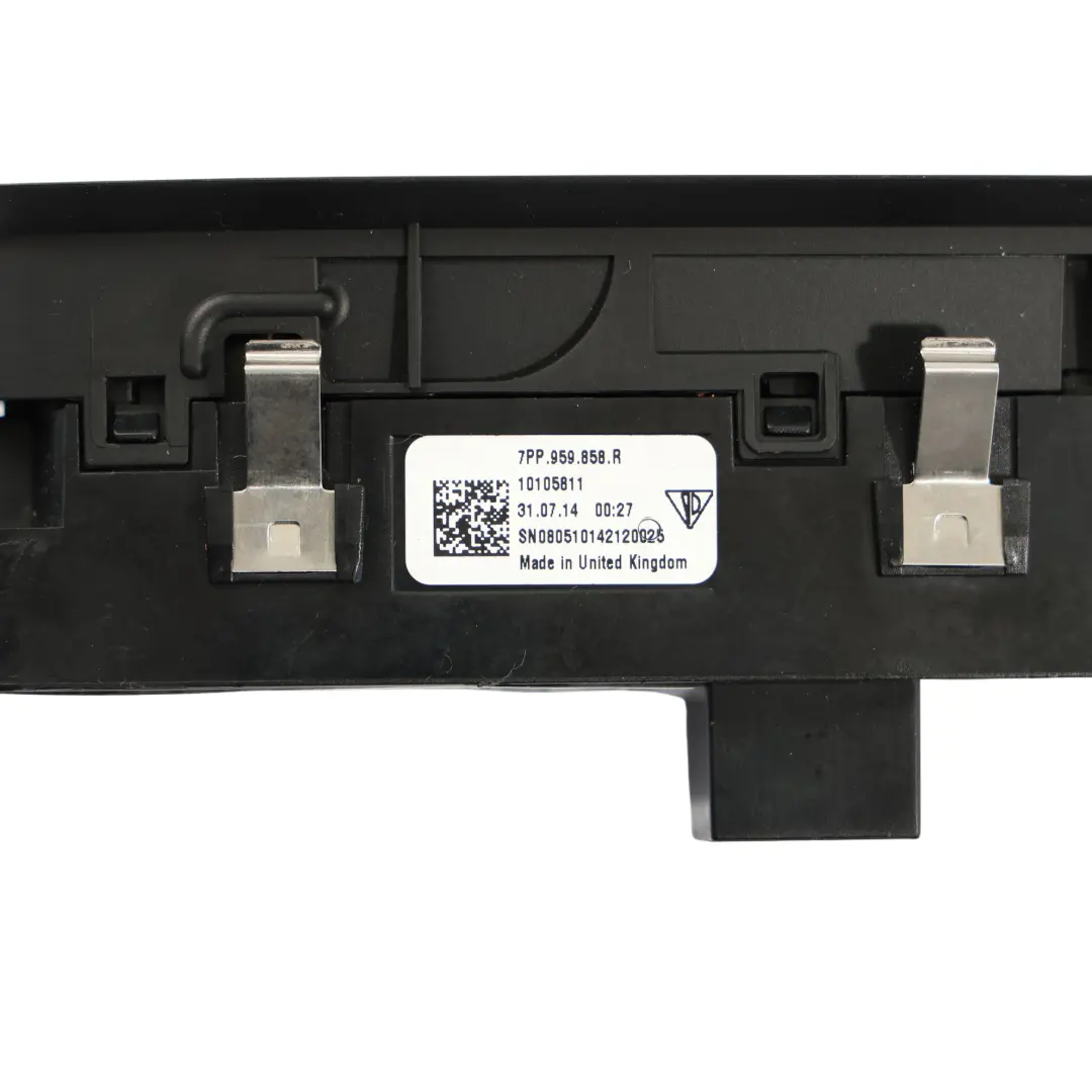 Porsche Cayenne 92A Interruptor Elevalunas Regulador Lado Conductor - SKU 7PP959858R - Número de pieza 7PP959858R