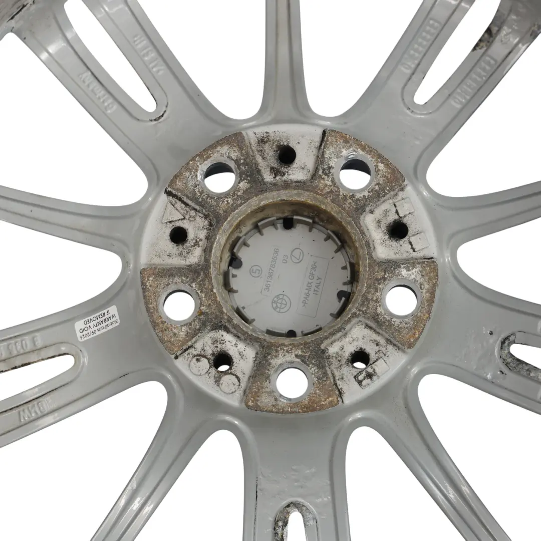 Front Alloy Wheel Rim 18" 8J M Spider Spoke 193 to BMW E90 E91 E92 E93 with Part number 8036933 BMW E90 E91 E92 E93 Front Alloy Wheel Rim 18" 8J M Spider Spoke 193 - SKU 8036933-2 - Part number 8036933