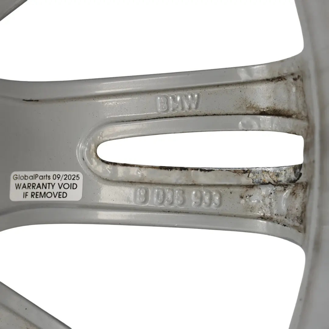 Front Alloy Wheel Rim 18" 8J M Spider Spoke 193 to BMW E90 E91 E92 E93 with Part number 8036933 BMW E90 E91 E92 E93 Front Alloy Wheel Rim 18" 8J M Spider Spoke 193 - SKU 8036933-2 - Part number 8036933
