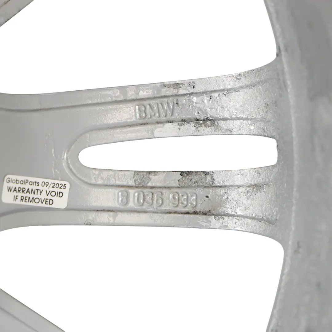 Front Alloy Wheel Rim 18" ET:34 8J M Spider Spoke 193 to BMW E90 E91 E92 E93 with Part number 8036933 BMW E90 E91 E92 E93 Front Alloy Wheel Rim 18" ET:34 8J M Spider Spoke 193 - SKU 8036933-6 - Part number 8036933