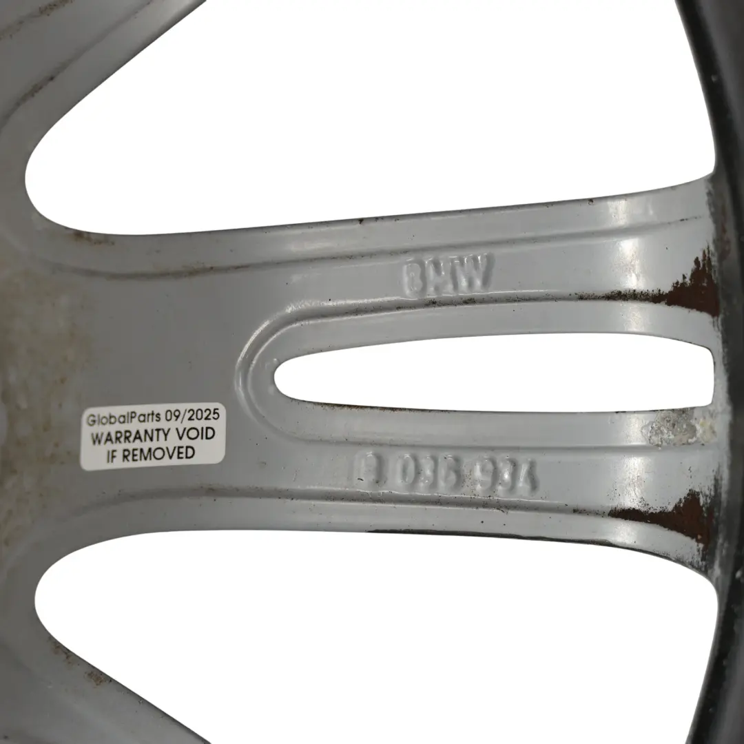 BMW E90 Szara Felga Aluminiowa 18" M Spider Spoke 193 8,5J ET:37 - SKU 8036934-11 - Numer Części 8036934