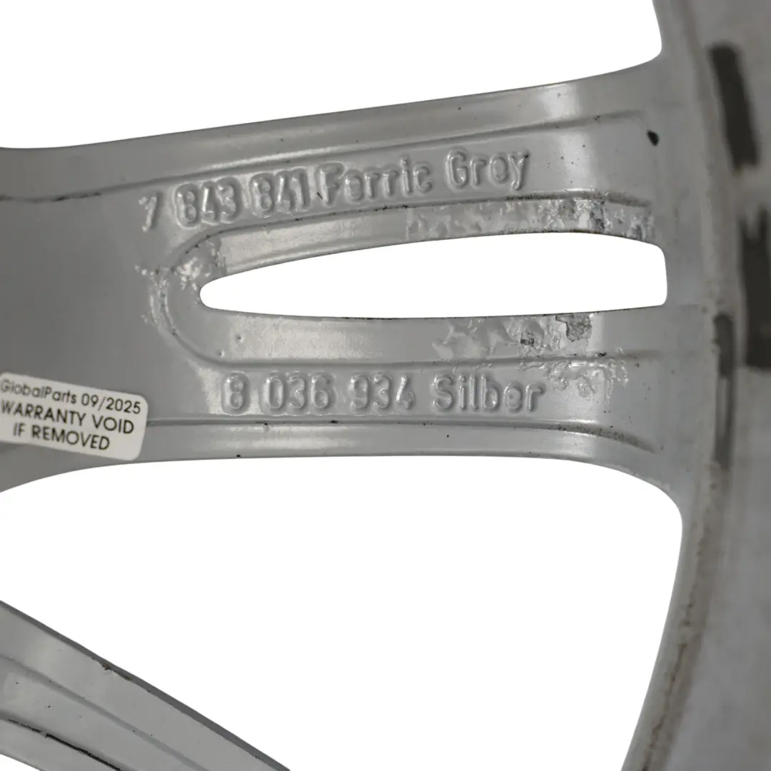 Alufelge Hinten 18" 8,5J ET:37 M Spider Speiche 193 für BMW E90 E91 E92 mit Teilenummer 8036934 BMW E90 E91 E92 Alufelge Hinten 18" 8,5J ET:37 M Spider Speiche 193 - SKU 8036934-12 - Teilenummer 8036934