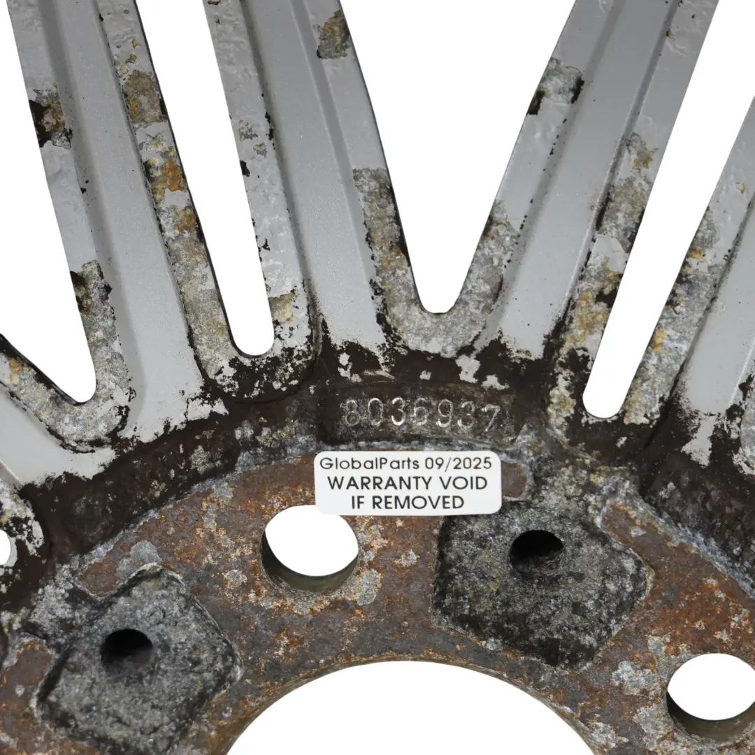 BMW E81 E82 E87 E88 Argent Jantes Alu Alliage 17 " 7J Et:47 M Rayons Doubles - SKU 8036937-6 - Numéro de pièce 8036937