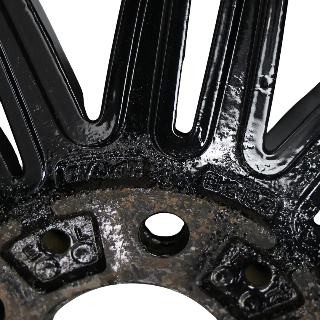 BMW E81 E82 E87 E88 Rear Black Wheel Alloy Rim 17" 7,5J ET:47 M Double Spoke 207 - SKU 8036938-10 - Part number 8036938