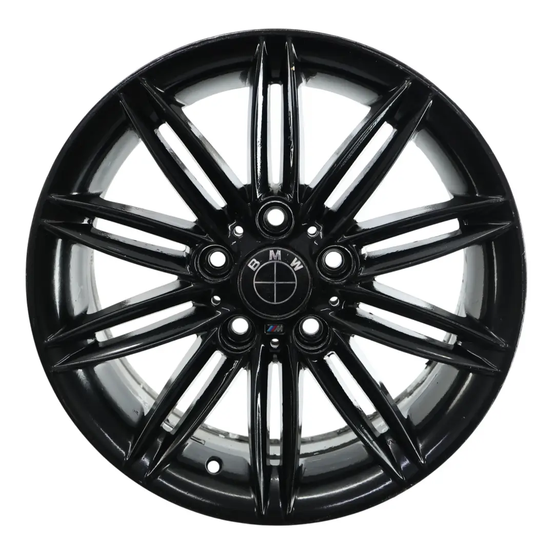 Rim Alloy 17" 7,5J ET:47 M Styling 207 to BMW E81 E82 E87 Rear Black Wheel with Part number 8036938 BMW E81 E82 E87 Rear Black Wheel Rim Alloy 17" 7,5J ET:47 M Styling 207 - SKU 8036938-12 - Part number 8036938