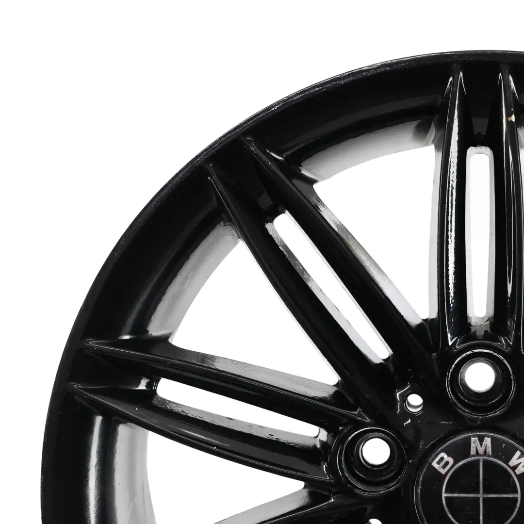 BMW E81 E82 E87 Rear Black Wheel Rim Alloy 17" 7,5J ET:47 M Styling 207 - SKU 8036938-12 - Part number 8036938