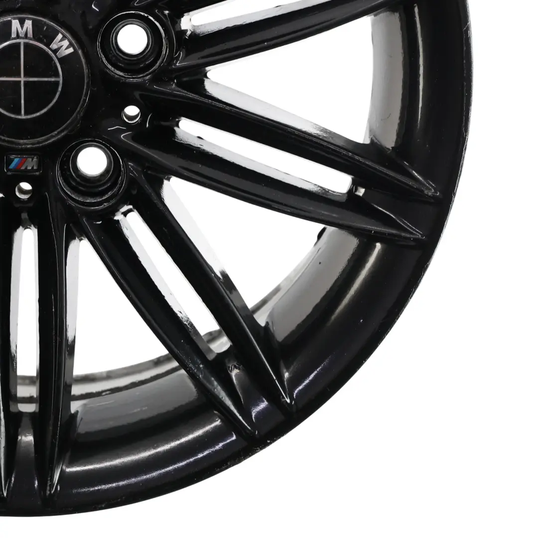 BMW E81 E82 E87 Rear Black Wheel Rim Alloy 17" 7,5J ET:47 M Styling 207 - SKU 8036938-12 - Part number 8036938