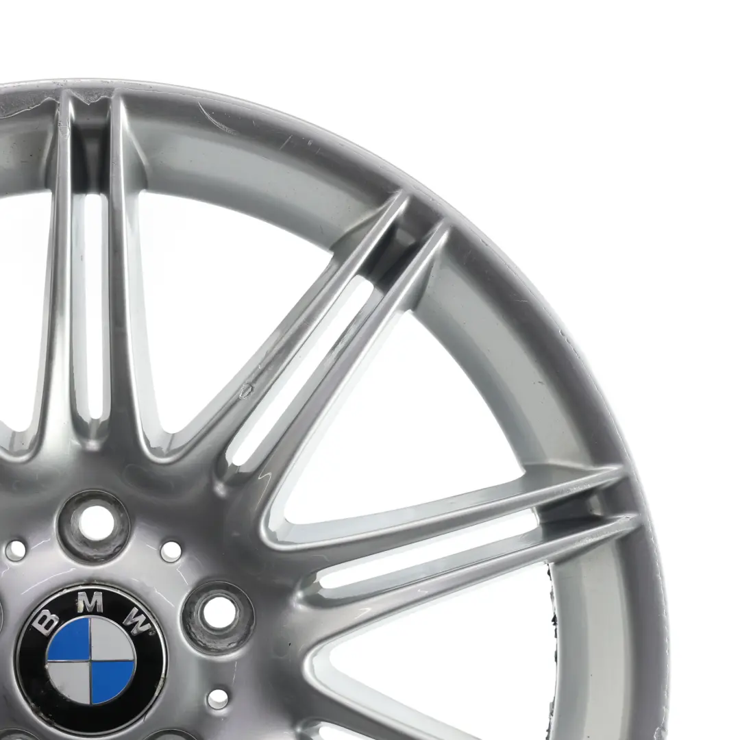 Front Wheel Alloy Rim 19" M Double Spoke 225 8J ET:37 to BMW E90 E91 E92 with Part number 8037141 BMW E90 E91 E92 Front Wheel Alloy Rim 19" M Double Spoke 225 8J ET:37 - SKU 8037141-3 - Part number 8037141