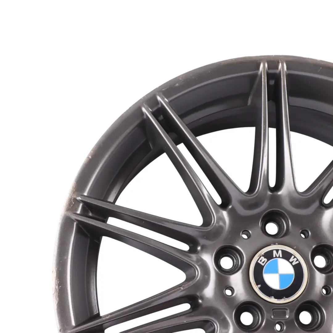 Grey Front Wheel Alloy Rim 19" M Double Spoke 225 8J ET:37 to BMW E90 E91 E92 with Part number 8037141 BMW E90 E91 E92 Grey Front Wheel Alloy Rim 19" M Double Spoke 225 8J ET:37 - SKU 8037141-9 - Part number 8037141