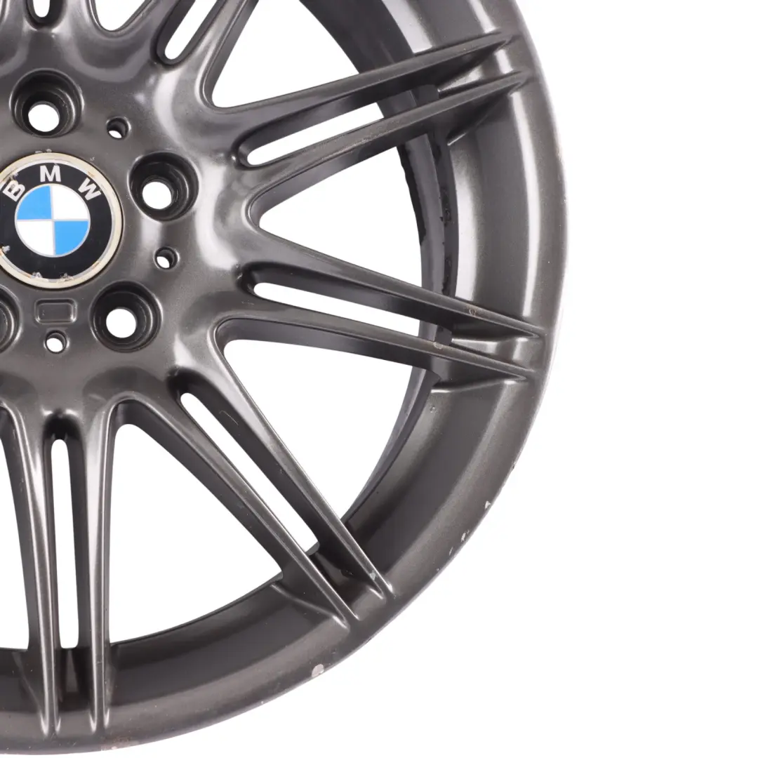 BMW E90 E91 E92 Jante alliage roues avant grises 19" M Double Spoke 225 8J ET:37 - SKU 8037141-9 - Numéro de pièce 8037141