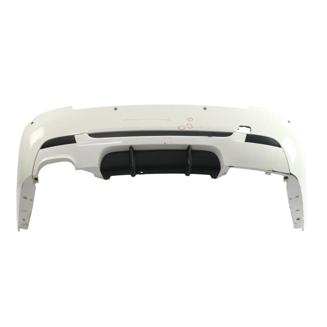 BMW E92 E93 Coupe Convertible M Sport Rear Bumper PDC Alpinweiss 3 White - 300 - SKU 8044934-AW - Part number 8044934