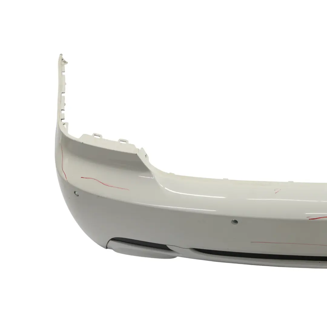 BMW E92 E93 Coupe Convertible M Sport Rear Bumper PDC Alpinweiss 3 White - 300 - SKU 8044934-AW - Part number 8044934