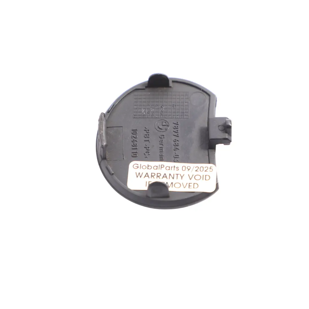 Towing Eye Front Bumper Cover Trim Azurit Black - S34 to BMW F01 F02 F03 with Part number 8045118 BMW F01 F02 F03 Towing Eye Front Bumper Cover Trim Azurit Black - S34 - SKU 8045118-AZB - Part number 8045118