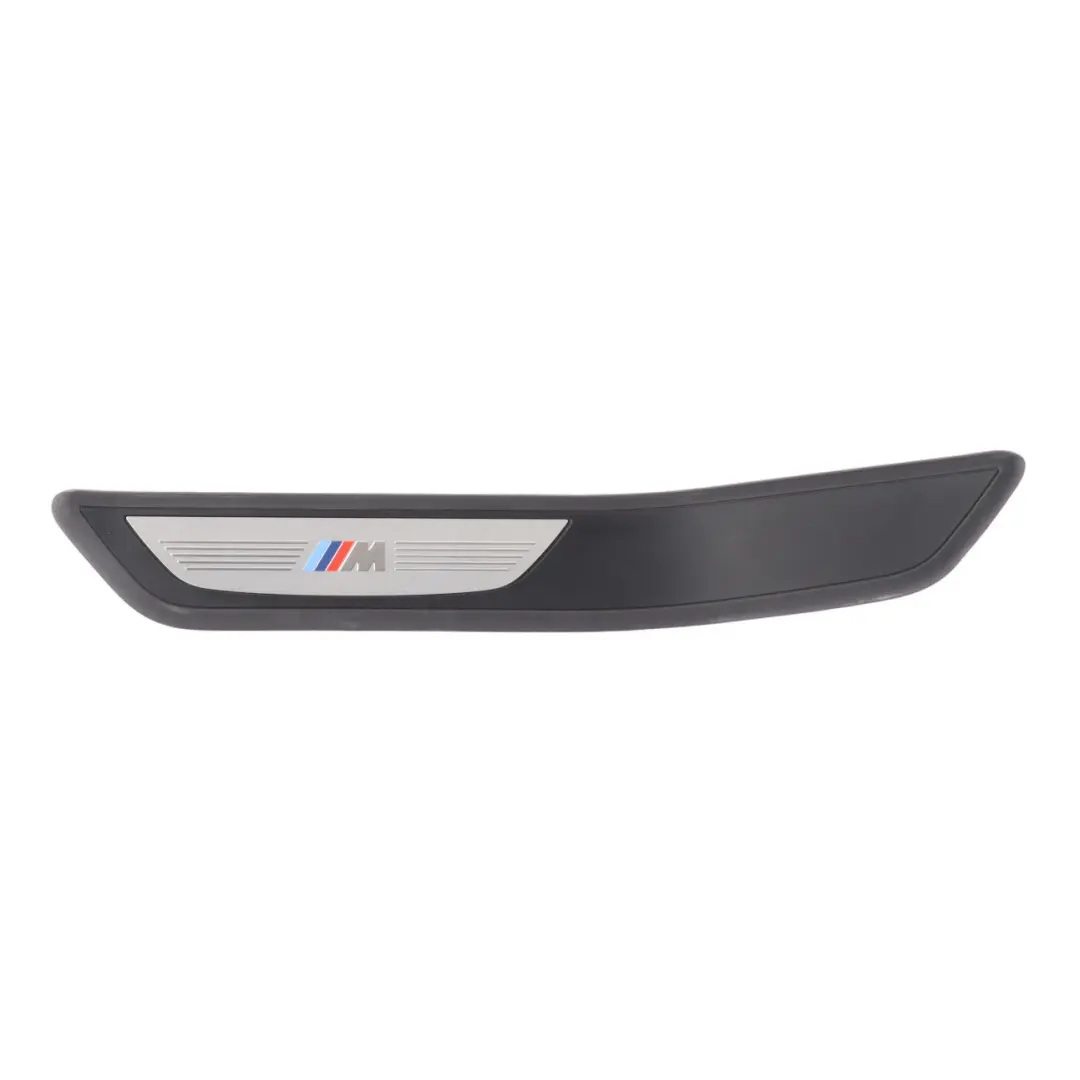 Entrance Cover Strip M Sport Trim Panel Rear Left N/S Black to BMW F01 with Part number 8046289 BMW F01 Entrance Cover Strip M Sport Trim Panel Rear Left N/S Black - SKU 8046289 - Part number 8046289