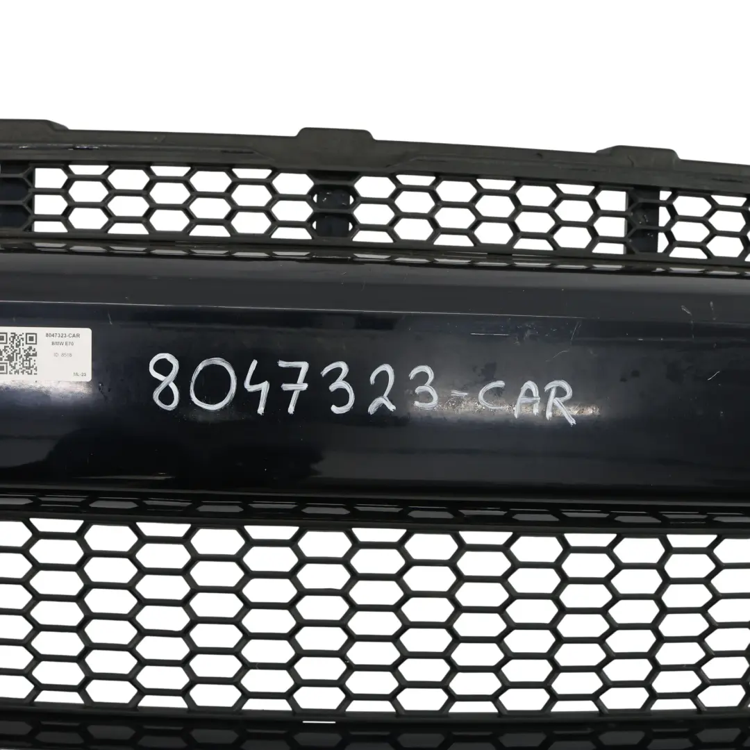 BMW X5 E70 LCI Bumper Front M Sport Trim Panel Grille Carbonschwarz Metallic 416 - SKU 8047323-CAR - Part number 8047323