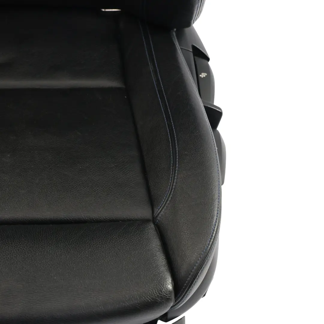 BMW E88 M Sport Asiento Delantero Calefactable Izquierdo Cuero Boston Negro Azul - SKU 8053969-1 - Número de pieza 8053969