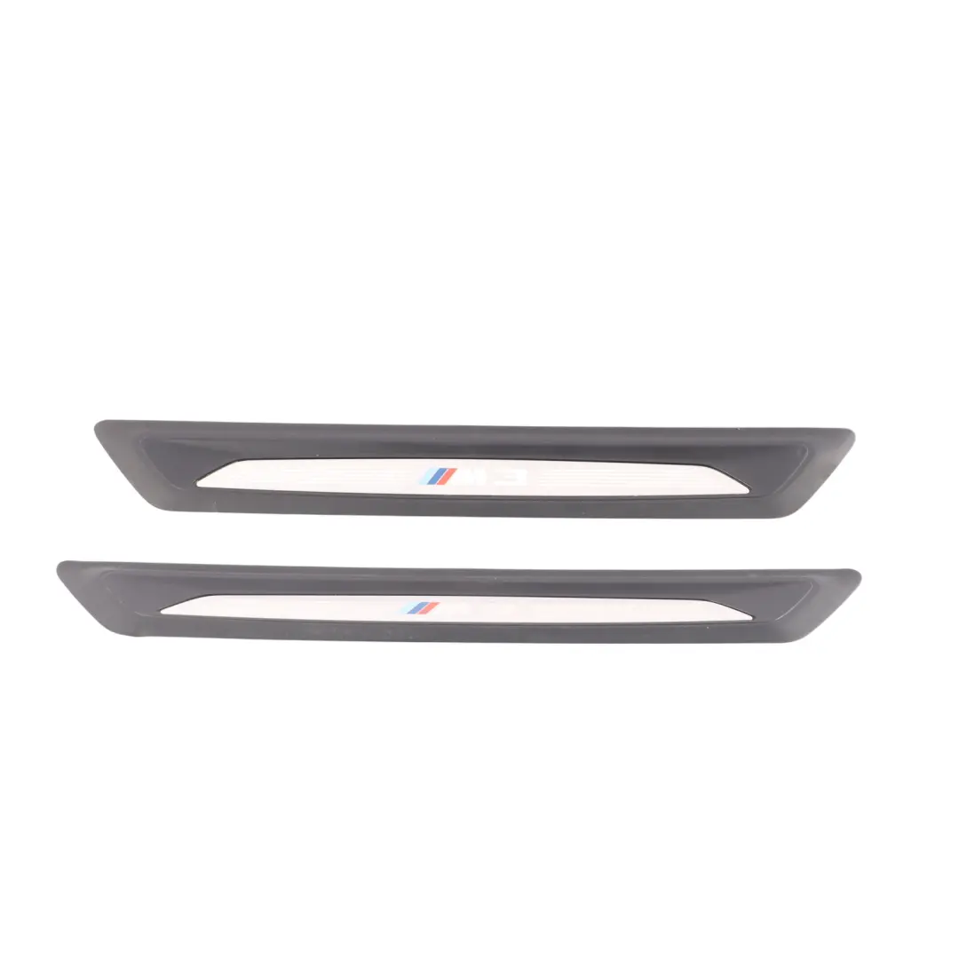 Door Entrance Sill Cover Strip Set Front Rear Left Right N/O/S to BMW M3 F80 M with Part number 8054234 BMW M3 F80 M Door Entrance Sill Cover Strip Set Front Rear Left Right N/O/S - SKU 8054234-4 - Part number 8054234