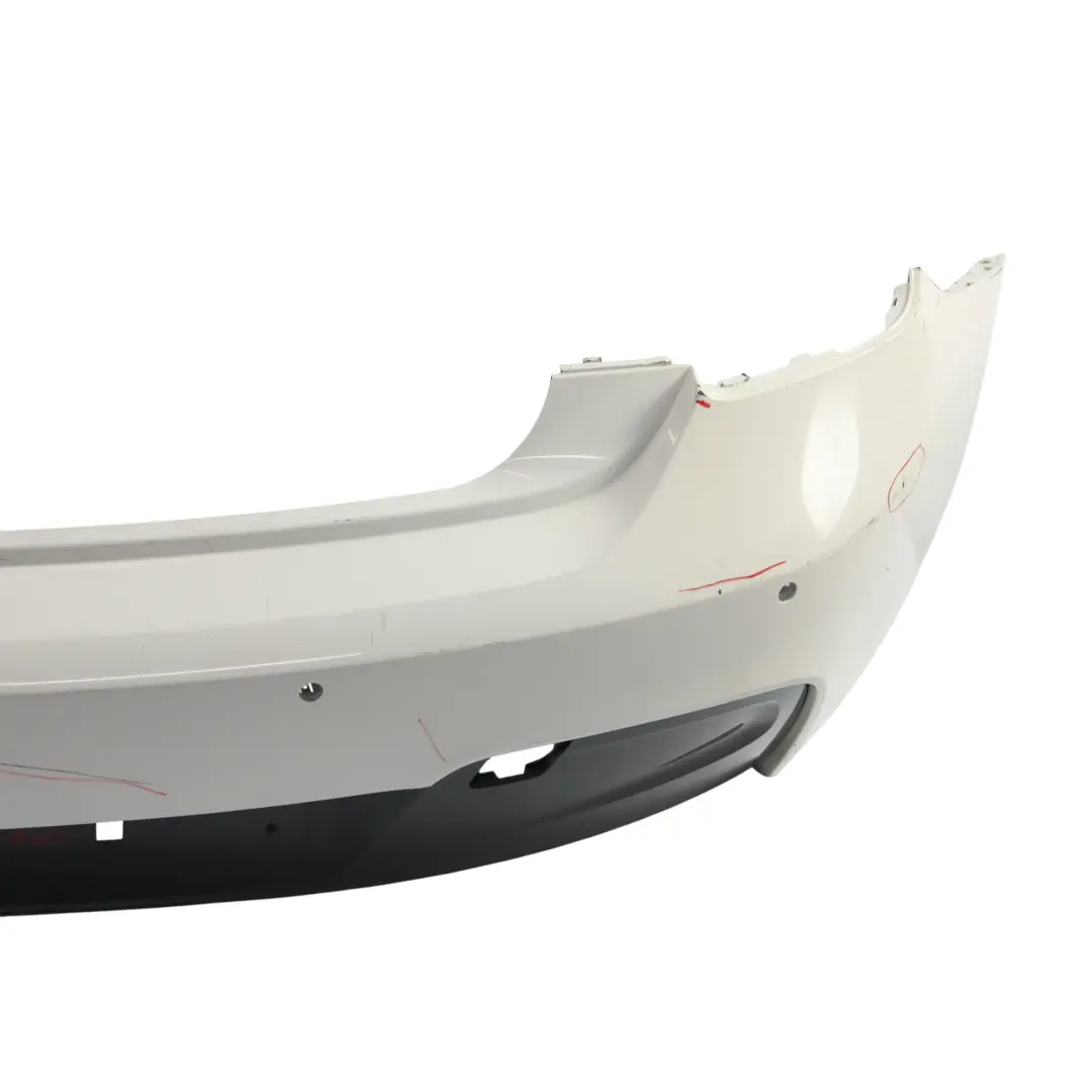 BMW F20 F21 M Sport Rear Bumper Trim Panel PDC Alpinweiss White 3 - 300 - SKU 8055067-AW1 - Part number 8055067