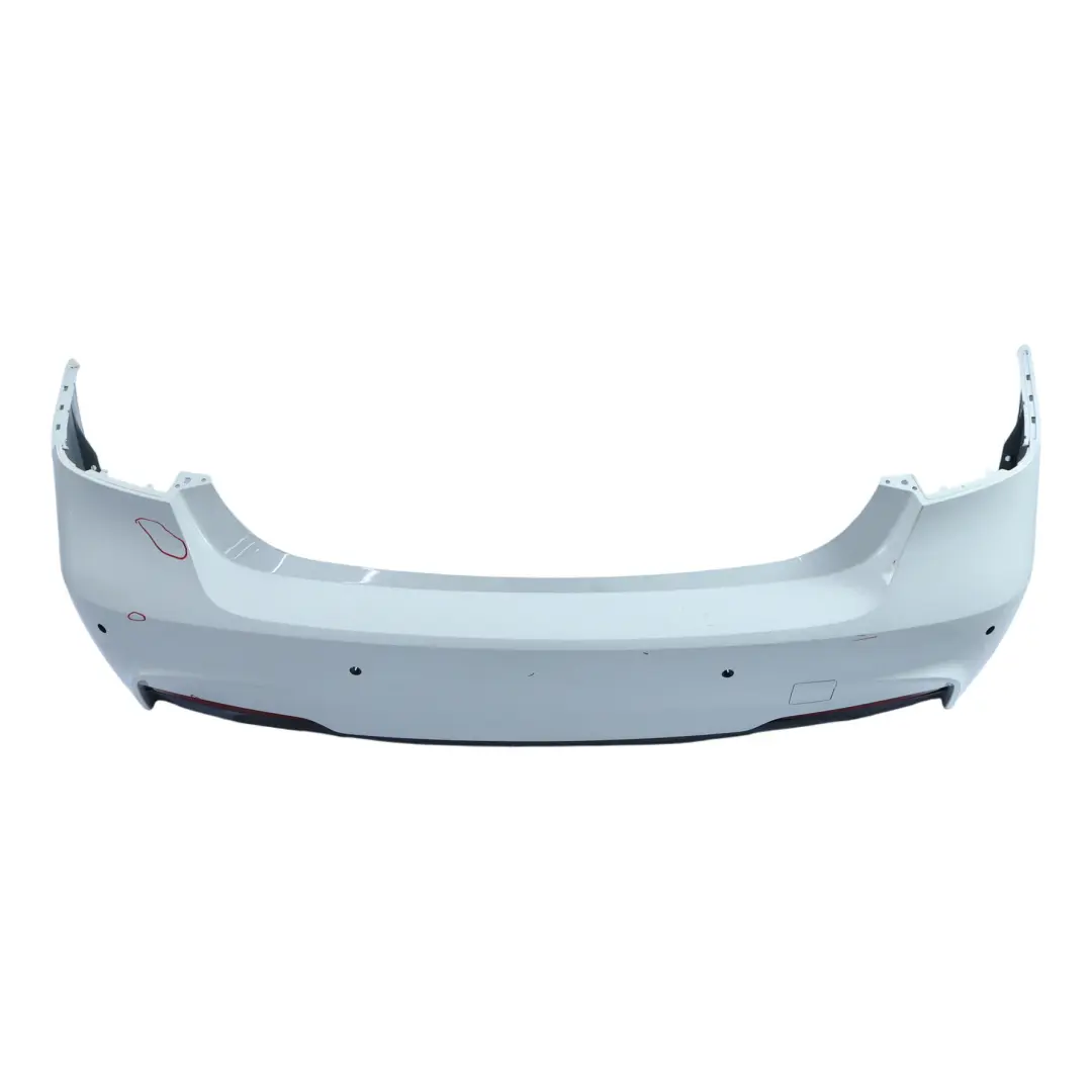 BMW F30 M Sport Rear Bumper Trim Panel PDC Alpinweiss 3 Alpine White - 300 - SKU 8056497-AW - Part number 8056497