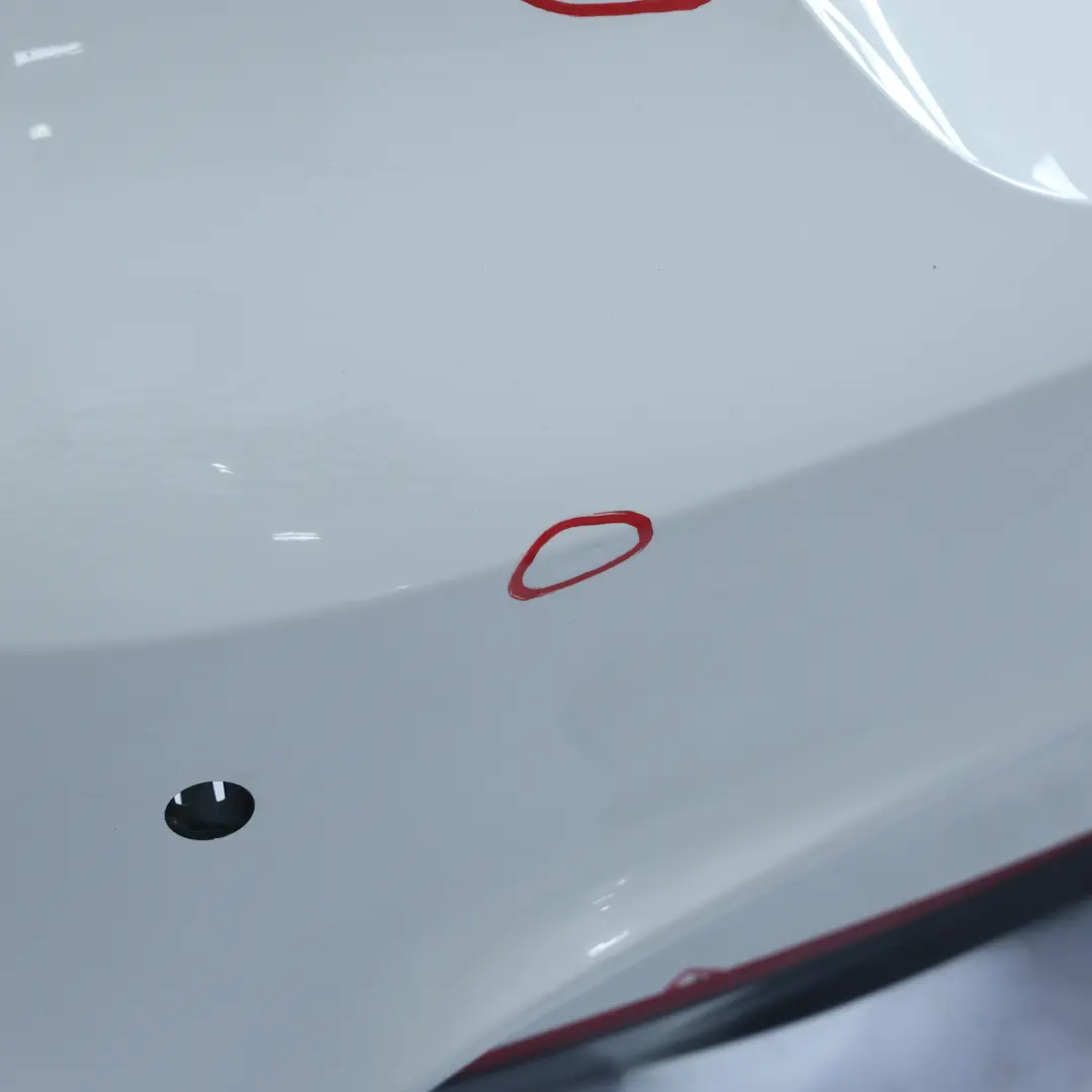 Bumper Trim Panel PDC Alpinweiss 3 Alpine White - 300 to BMW F30 M Sport Rear with Part number 8056497 BMW F30 M Sport Rear Bumper Trim Panel PDC Alpinweiss 3 Alpine White - 300 - SKU 8056497-AW - Part number 8056497