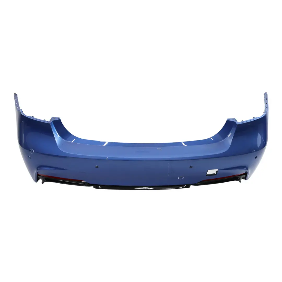 Bumper M Sport Trim Panel PDC Estorilblau Estoril Blue - B45 to BMW F30 Rear with Part number 8056497 BMW F30 Rear Bumper M Sport Trim Panel PDC Estorilblau Estoril Blue - B45 - SKU 8056497-EB1 - Part number 8056497