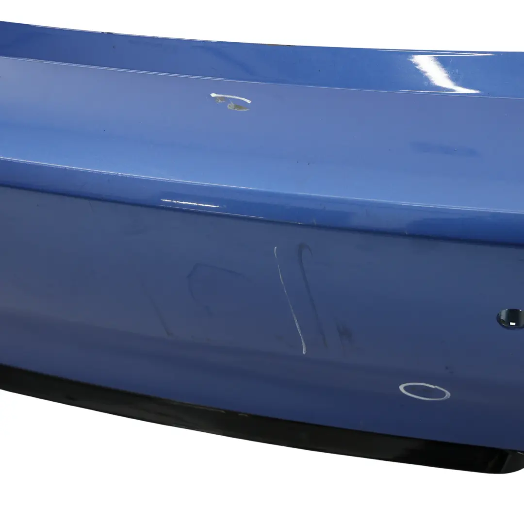 Bumper M Sport Trim Panel PDC Estorilblau Estoril Blue - B45 to BMW F30 Rear with Part number 8056497 BMW F30 Rear Bumper M Sport Trim Panel PDC Estorilblau Estoril Blue - B45 - SKU 8056497-EB1 - Part number 8056497