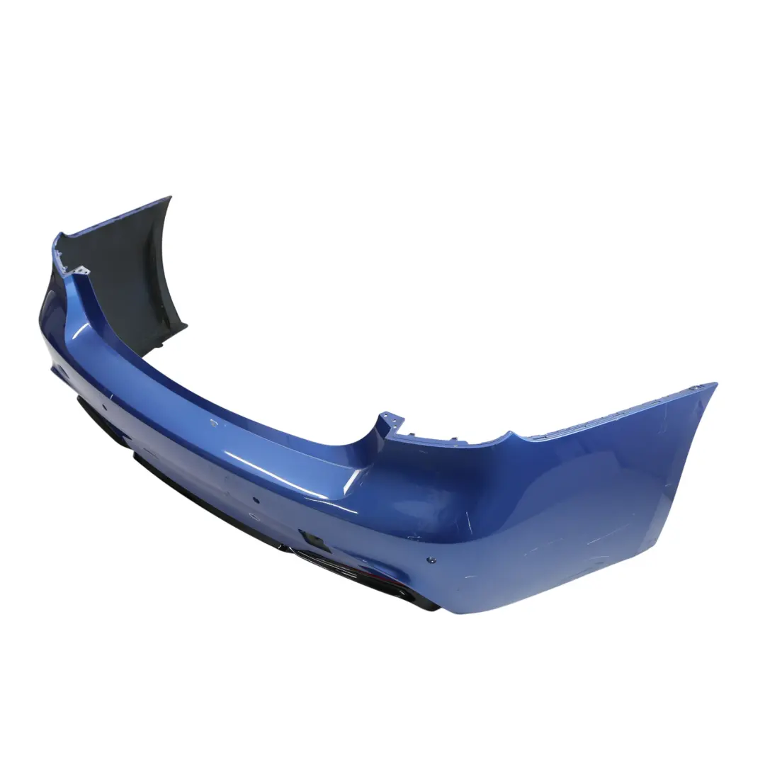 Bumper M Sport Trim Panel PDC Estorilblau Estoril Blue - B45 to BMW F30 Rear with Part number 8056497 BMW F30 Rear Bumper M Sport Trim Panel PDC Estorilblau Estoril Blue - B45 - SKU 8056497-EB1 - Part number 8056497