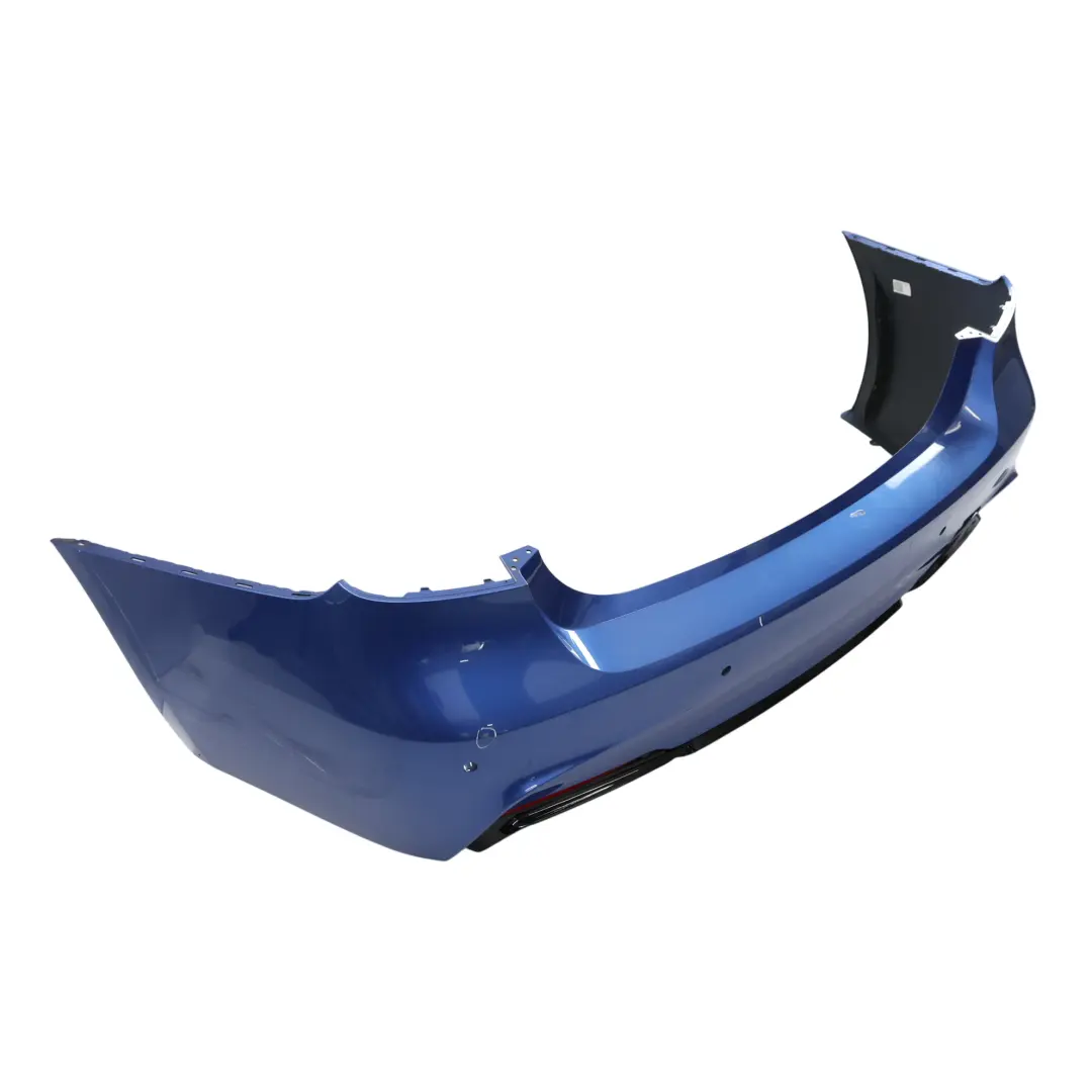 Bumper M Sport Trim Panel PDC Estorilblau Estoril Blue - B45 to BMW F30 Rear with Part number 8056497 BMW F30 Rear Bumper M Sport Trim Panel PDC Estorilblau Estoril Blue - B45 - SKU 8056497-EB1 - Part number 8056497