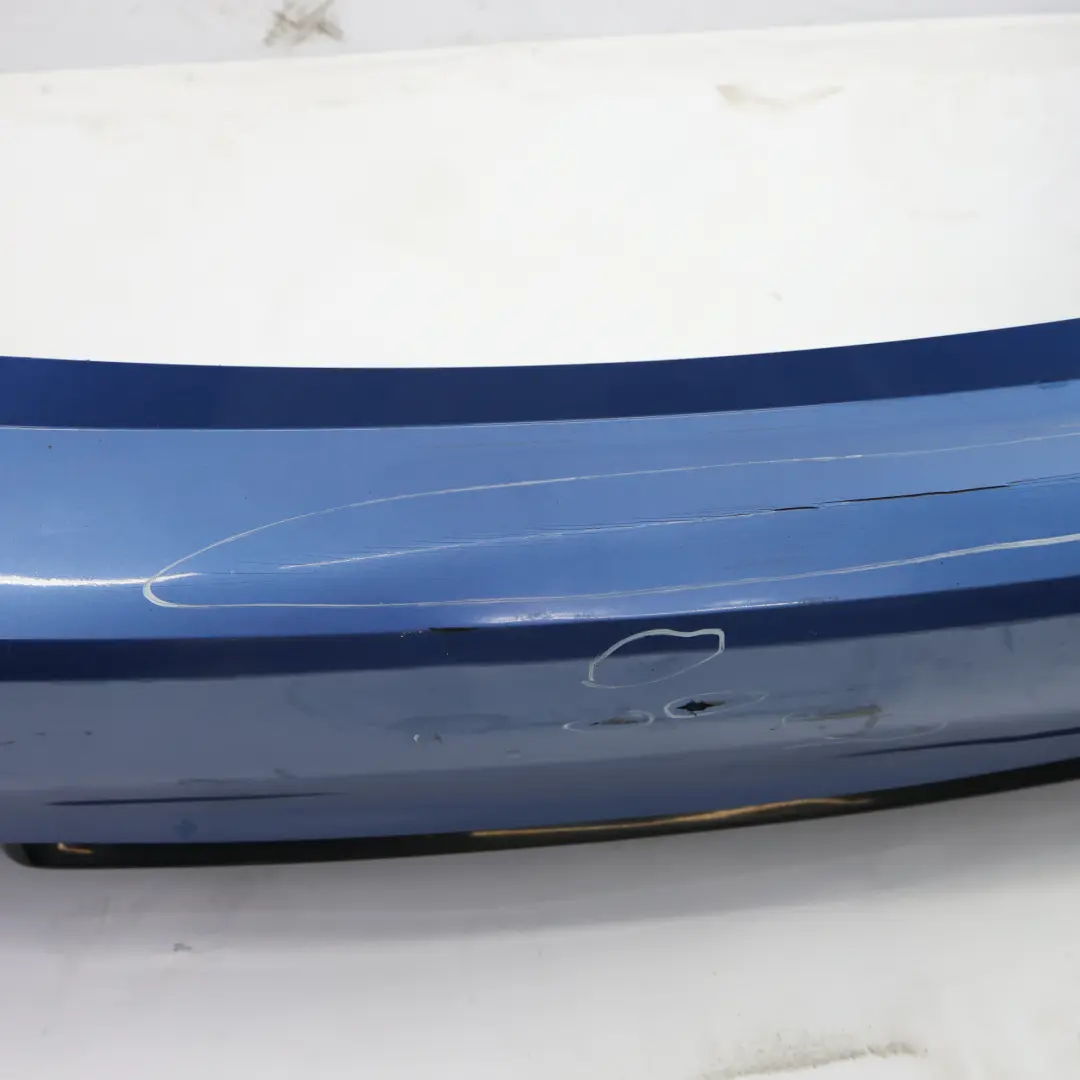 BMW F30 Rear Bumper M Sport Trim Panel PDC Estoril Blue Metallic - B45 - SKU 8056498-EB - Part number 8056498