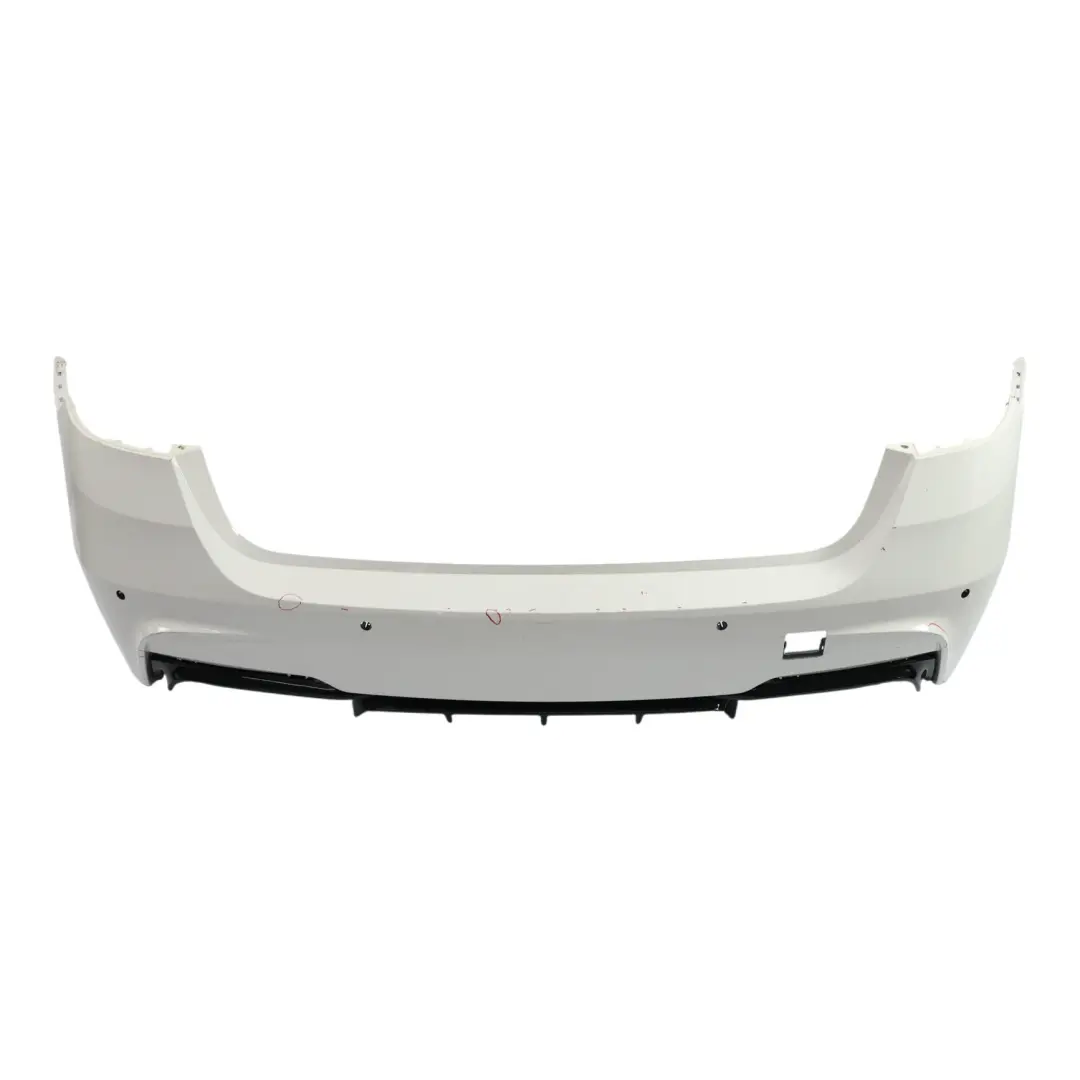 Bumper M Sport Trim Panel PDC Alpinweiss 3 White - 300 to BMW F31 Touring Rear with Part number 8056577 BMW F31 Touring Rear Bumper M Sport Trim Panel PDC Alpinweiss 3 White - 300 - SKU 8056577-AW1 - Part number 8056577