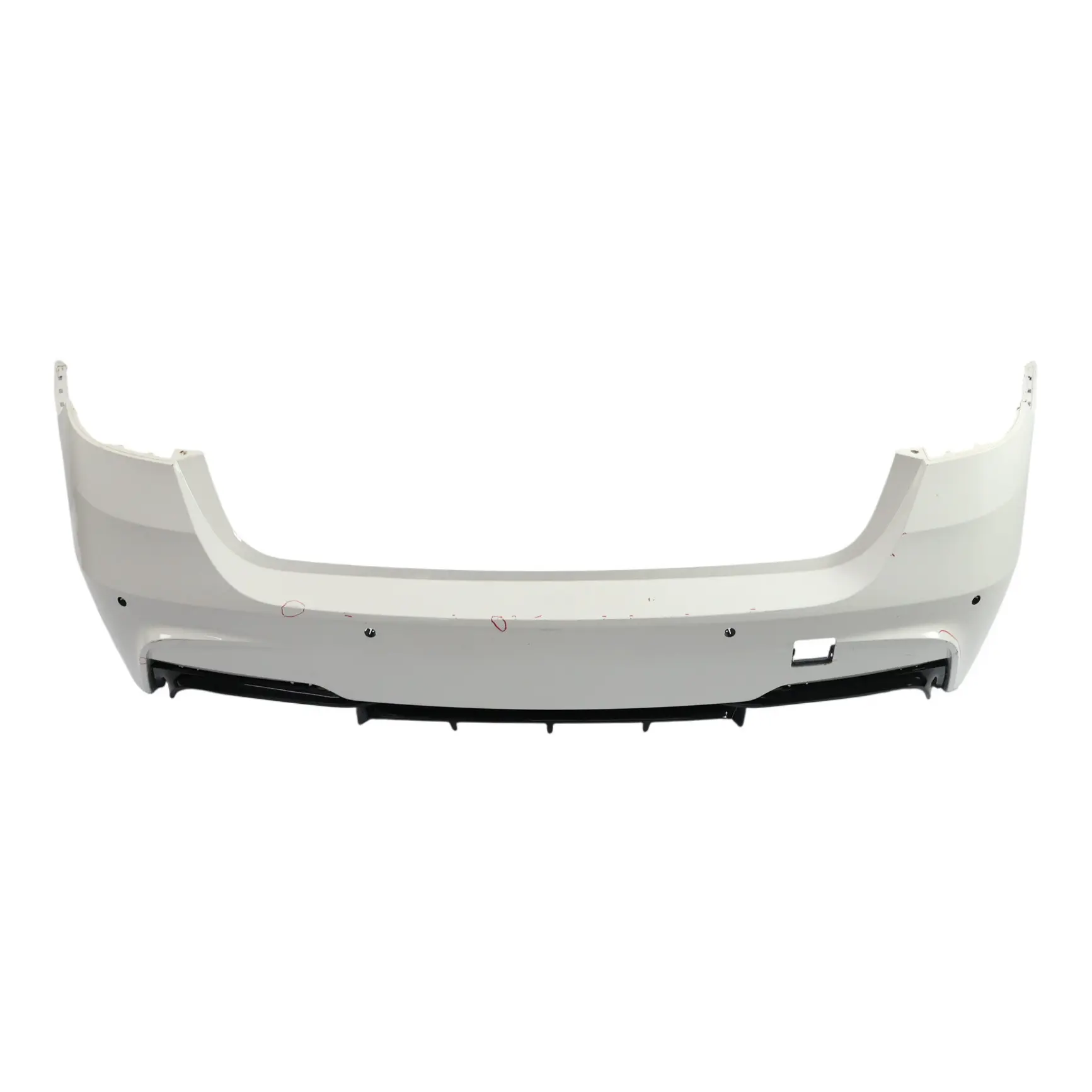 BMW F31 Touring Rear Bumper M Sport Trim Panel PDC Alpinweiss 3 White - 300