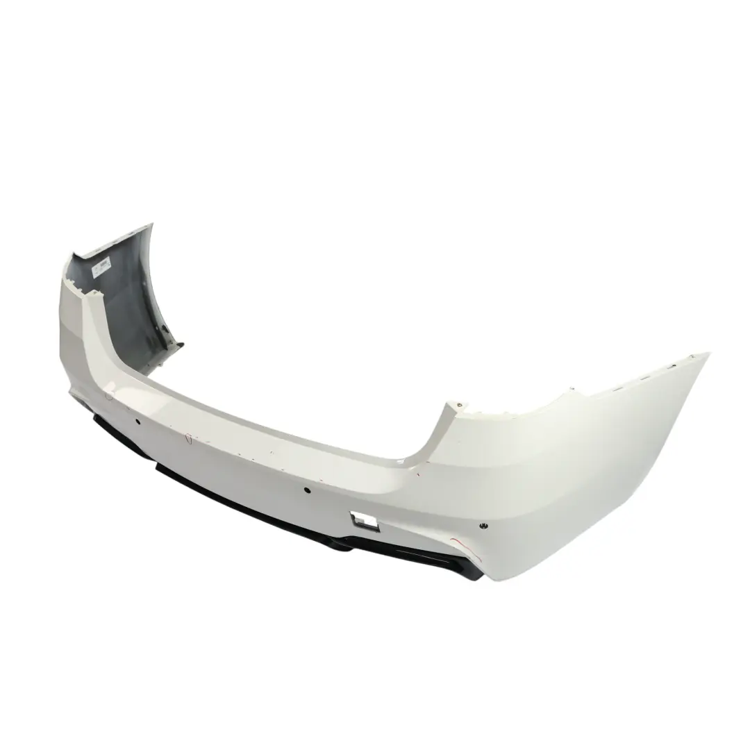 BMW F31 Touring Rear Bumper M Sport Trim Panel PDC Alpinweiss 3 White - 300 - SKU 8056577-AW1 - Part number 8056577