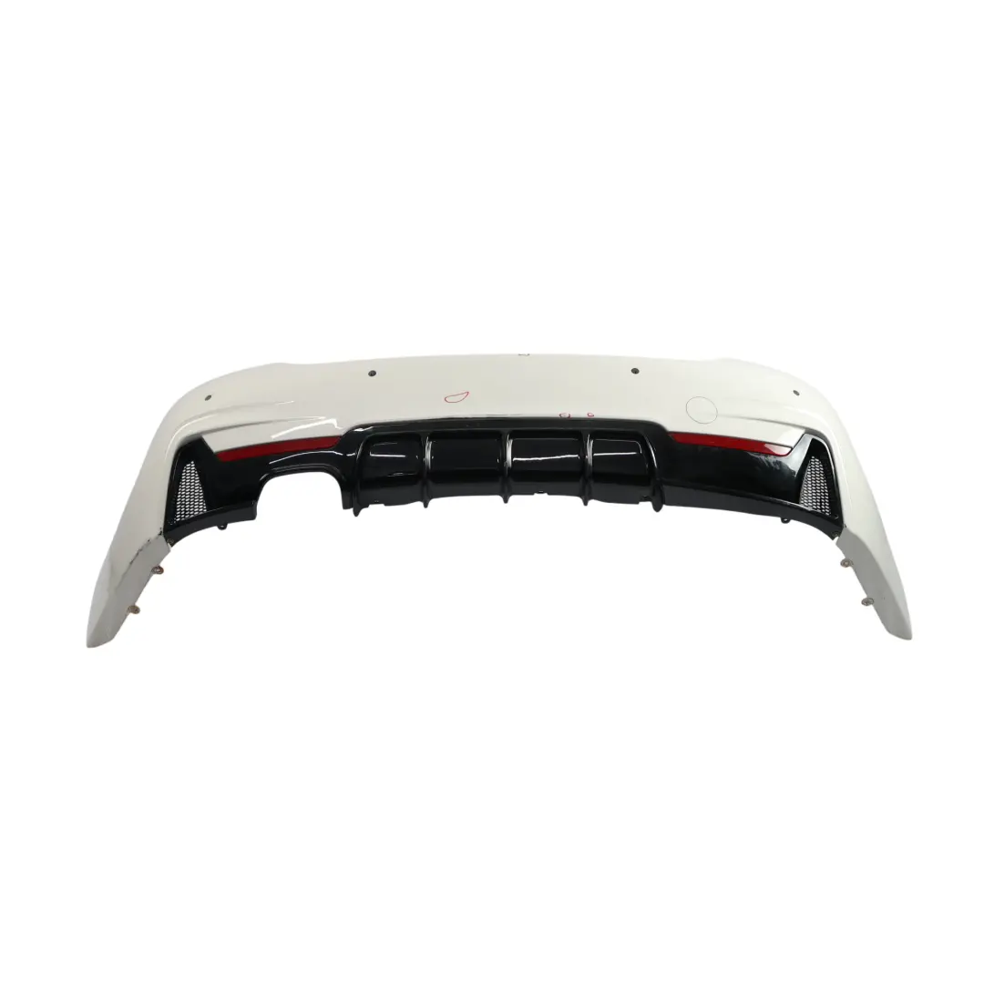 BMW F32 F33 Zderzak Tylny PDC Alpinweiss 3 Alpine White Biały - 300 - SKU 8060889-AW2 - Numer Części 8060889
