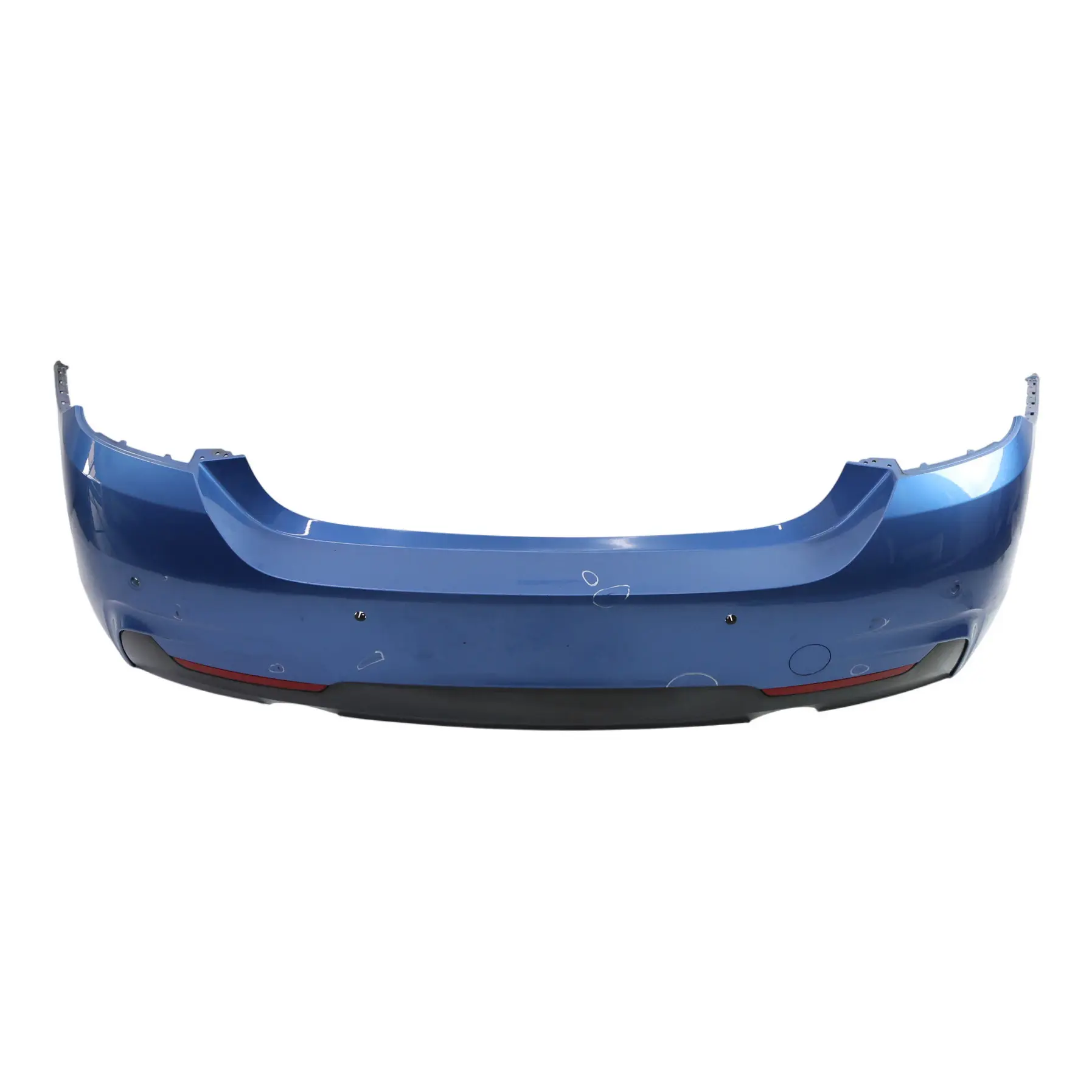 BMW F32 F33 M Sport Rear Bumper Trim Panel PDC Estorilblau Blue Metallic - B45