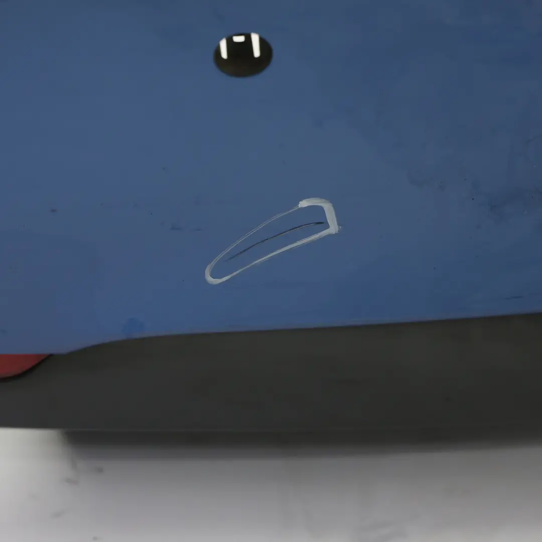 BMW F32 F33 M Sport Rear Bumper Trim Panel PDC Estorilblau Blue Metallic - B45 - SKU 8060889-EB - Part number 8060889