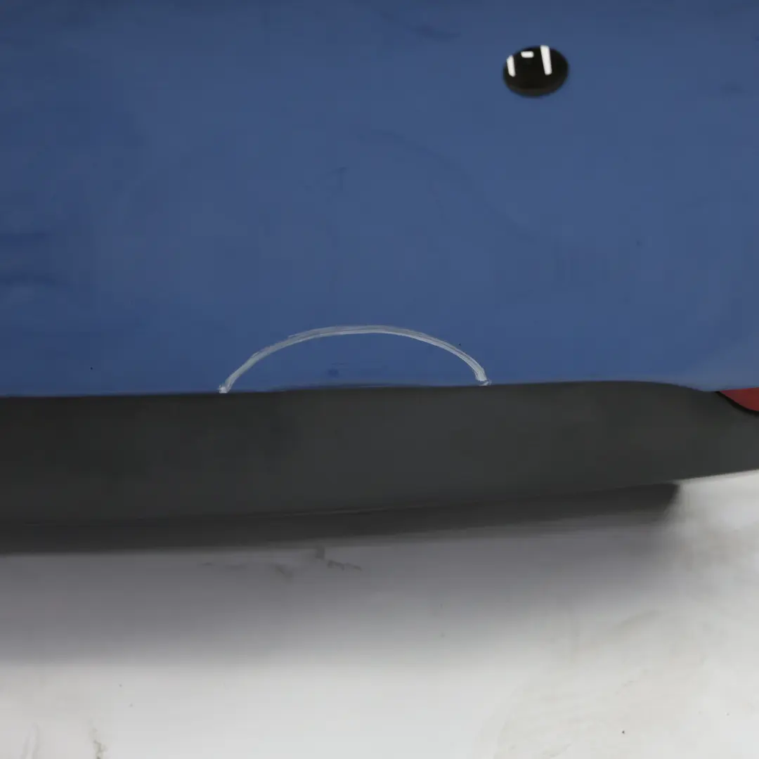 BMW F32 F33 M Sport Rear Bumper Trim Panel PDC Estorilblau Blue Metallic - B45 - SKU 8060889-EB - Part number 8060889